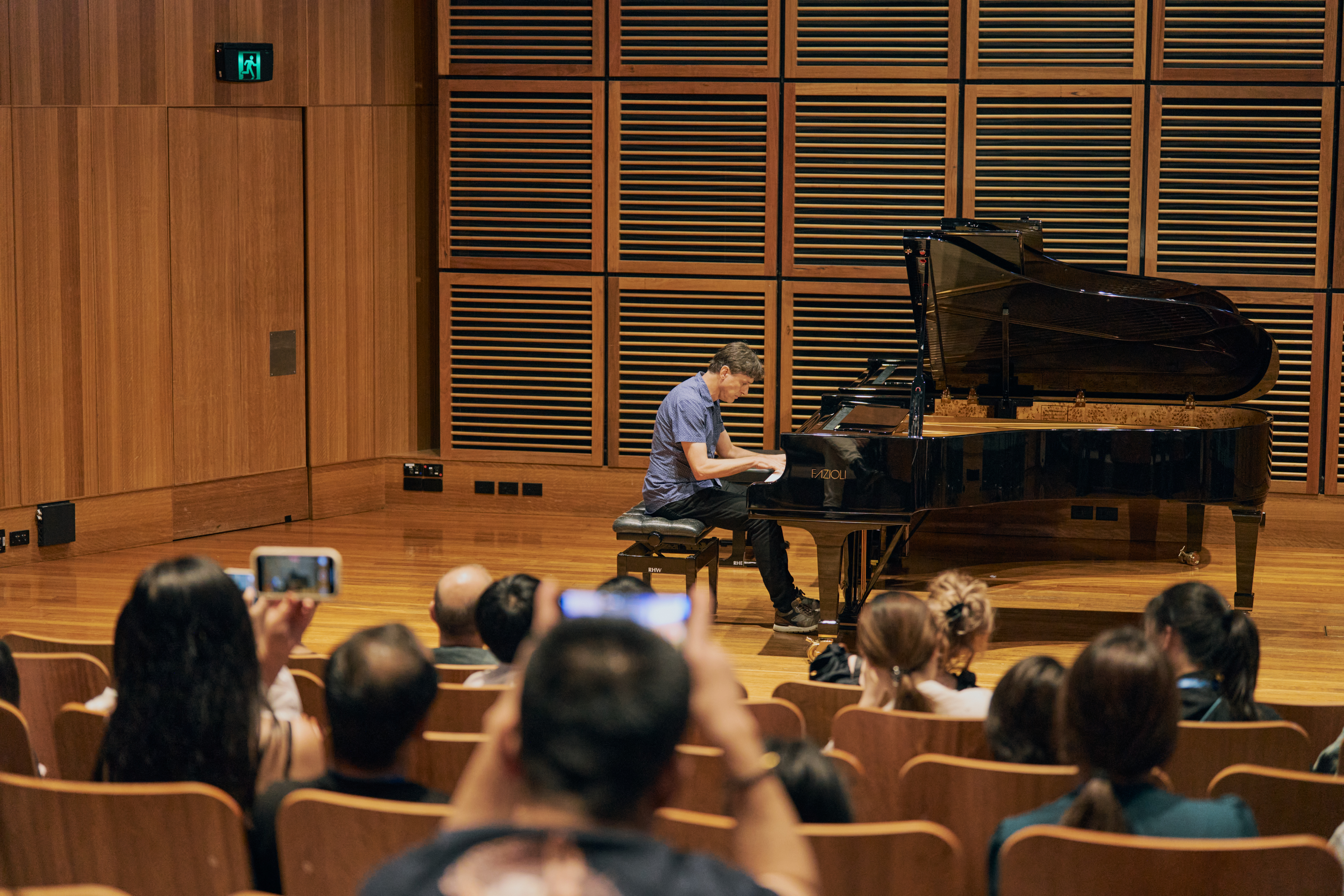 MPO students performing in concert
