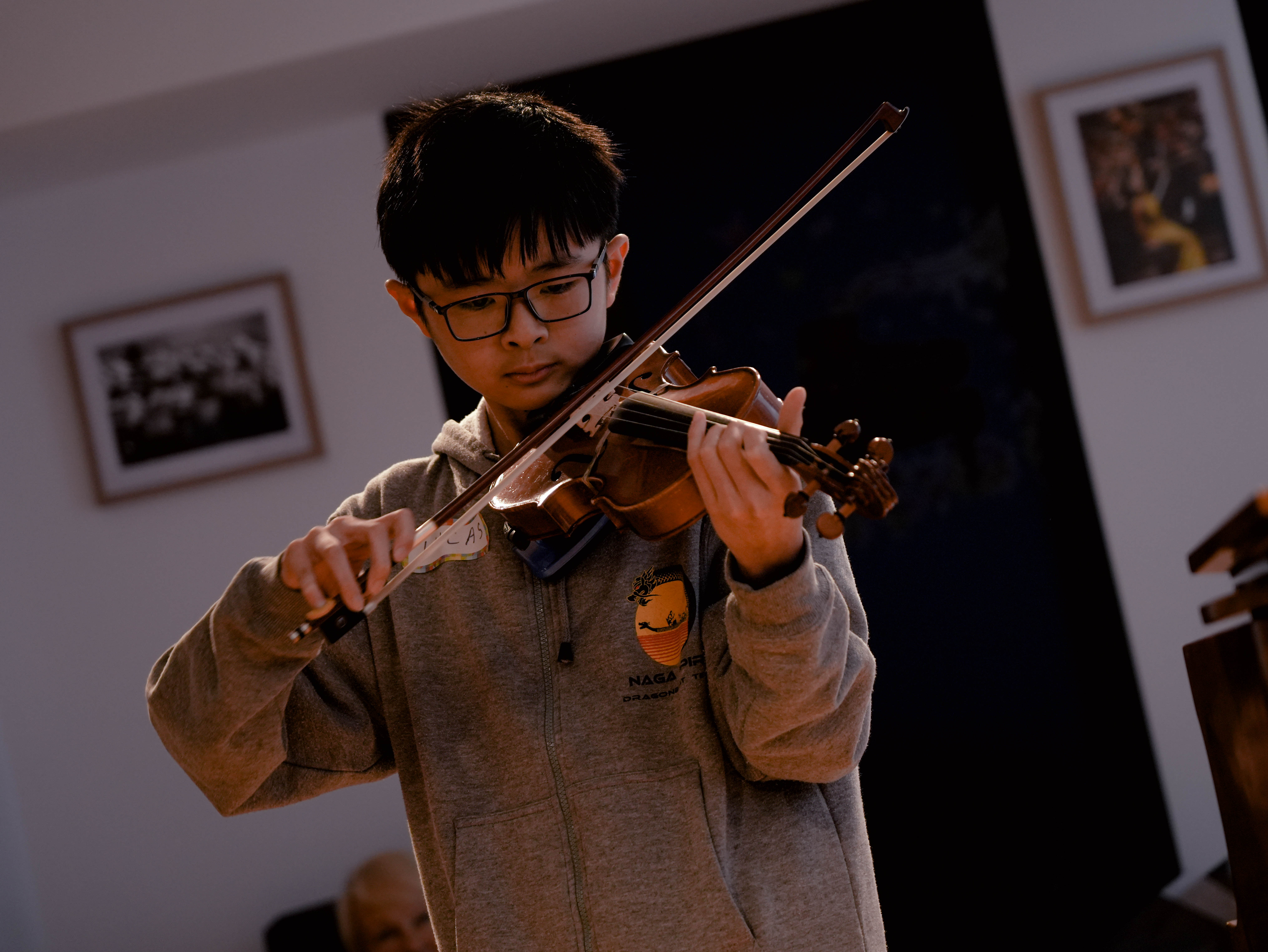 MPO students in rehearsal